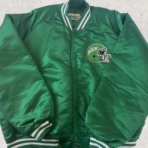 NEW YORK JETS VINTAGE CHALK LINE BOMBER 🔥